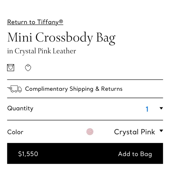 BRAND NEW TIFFANY CROSSBODY BAG - Picture 8 of 8